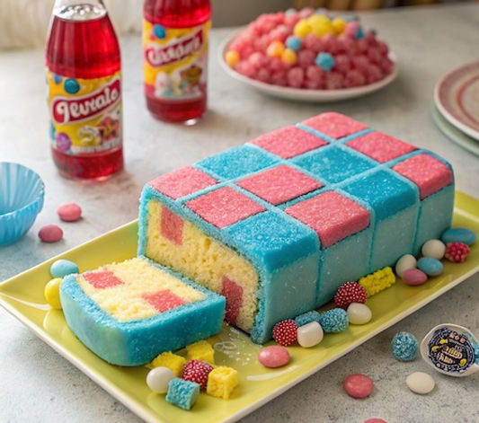 Loriea's 'Hot Summer's Day Treats' Battenberg
