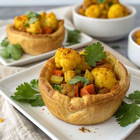 Aloo Gobi Yorkshire Puddings