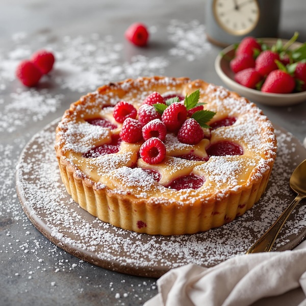 Classic Raspberry and Almond Frangipane Tarts