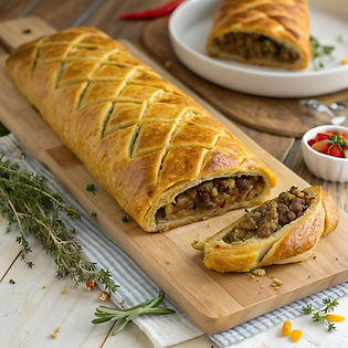 Jamaican Beef Savory Plait