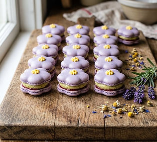 Wildflower Macarons