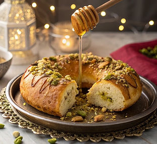 Baklava-Inspired Tear and Share Bread