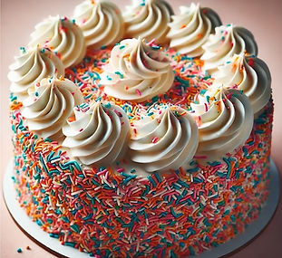 Lemon Confetti Cake