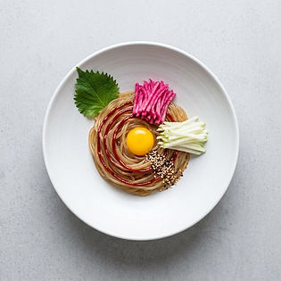 Cold Sweet Potato Noodles, Korean