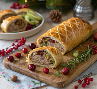 Josh's Turkey and Cranberry Christmas Sausage Rolls