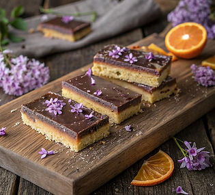 Chocolate Orange Caramel Biscuits