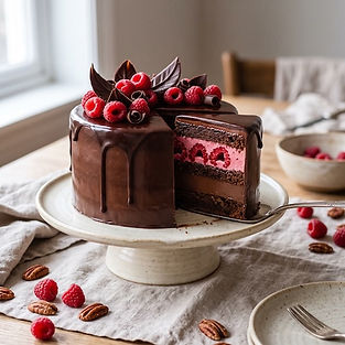 Raspberry and Chocolate Torte