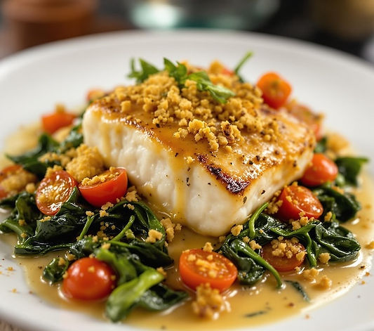 Pan-Seared Sea Bass