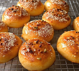 Gochujang and Garlic Savoury Buns
