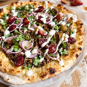 Lamb Kebab-style Pizza