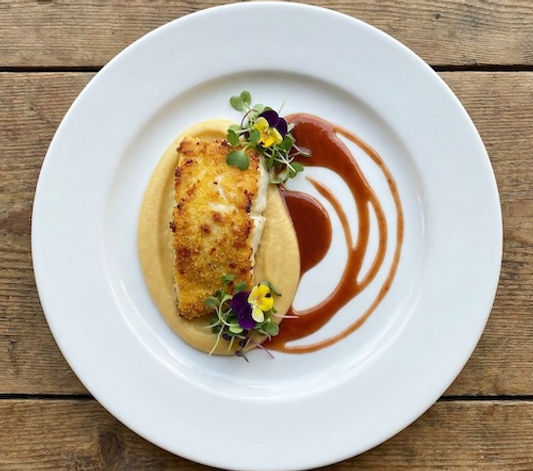 Polenta Crusted Grouper