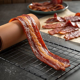Creating Architectural Height: The Candied Bacon Tuile Technique