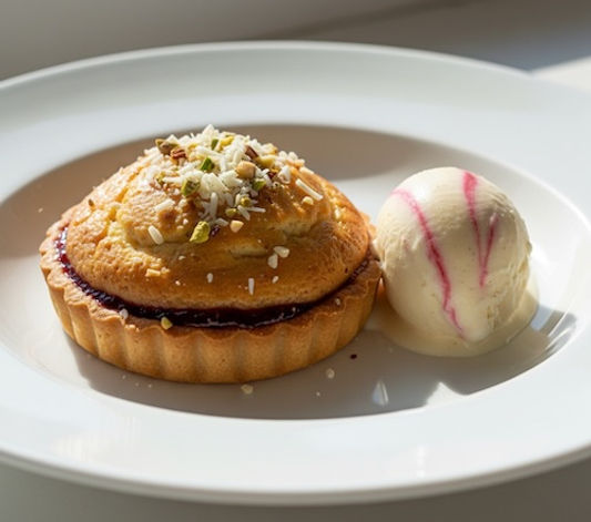 Almond and Raspberry Frangipan Tart