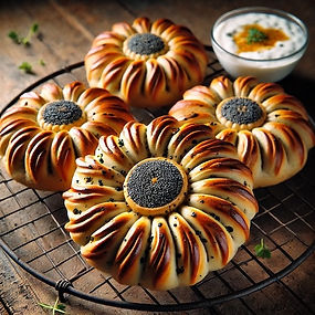 Sunflower Savoury Buns