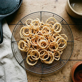 Shoestring Onion Rings