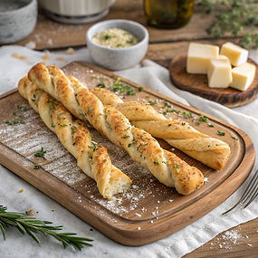 Three-Cheese Breadsticks
