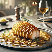 Pommes de terre en ecailles