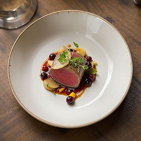 Tenderloin of Beef with Elderberry Umeboshi