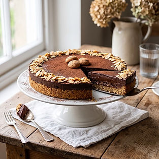 Chocolate and Almond Truffle Torte