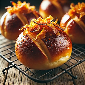 Jamaican Brown Chicken Savoury Buns