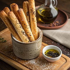 Parmesan and Paprika Breadsticks