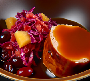 Pork Tenderloin with Brandy Sabayon