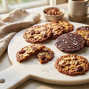 Laura's Salted Caramel Florentines