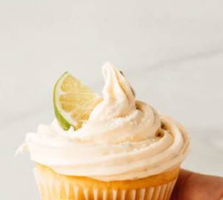 Rhubarb and Custard Cupcakes