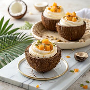 Coconut Meringue Nests