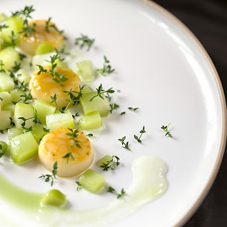 Scallop and Apple Aguachile