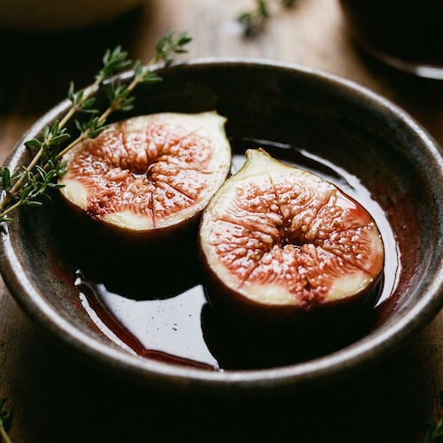 Truffle Figs in Port Syrup