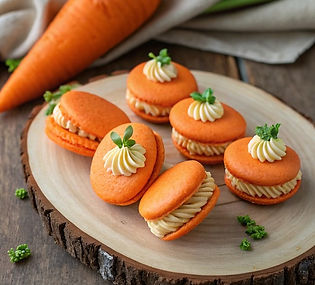Carrot Macarons