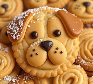 "My First Dog" Viennese Whirls