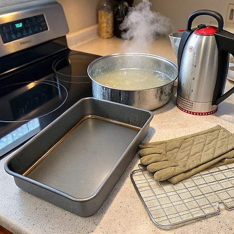 Water Bath Baking Technique