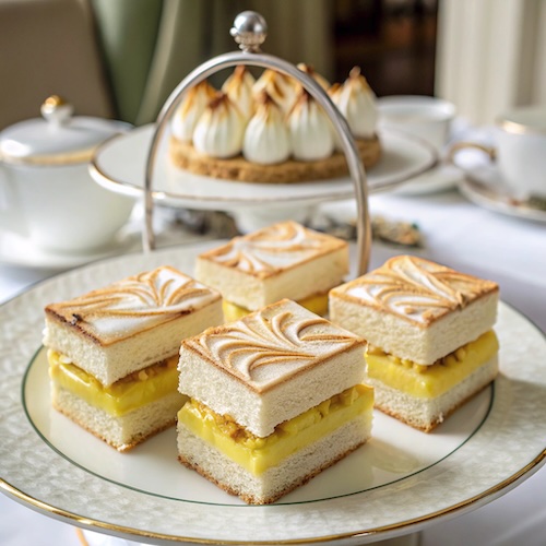 Lemon Meringue Traybake