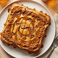 Caramel Biscuit Tray Bake
