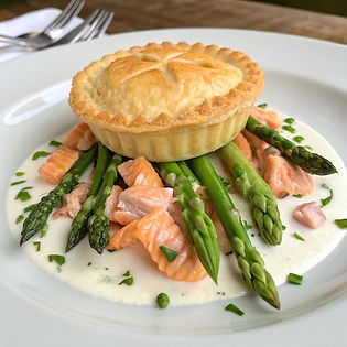 Salmon and Asparagus Pie