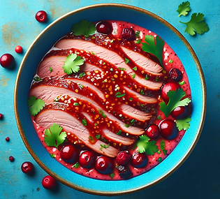 Cranberry and Walnut Fesenjan with Pork