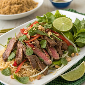 Thai Beef Waterfall Salad