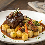 Braised Beef Short Rib with Gnocchi photo