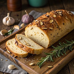 Roasted Garlic Seeded Loaf