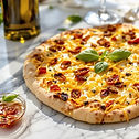 Cheese Tomato Flatbread