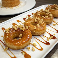 Toffee and Hazelnut Choux-Nuts