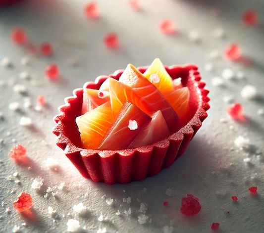 Cured Trout, Salted Orange and Smoked Créme Fraiche