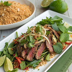 Thai Beef Waterfall Salad