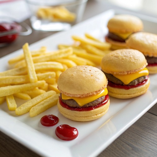 Cheeseburger Macarons