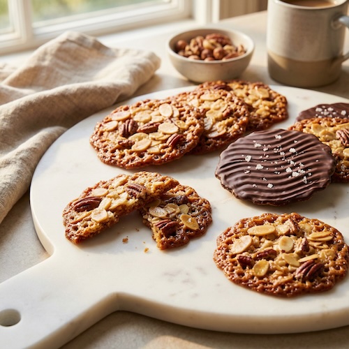 Salted Caramel Florentines