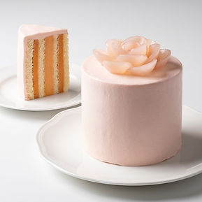 Thai Tea Lychee Layer Cake