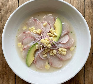 Tri-Colour Snapper Ceviche