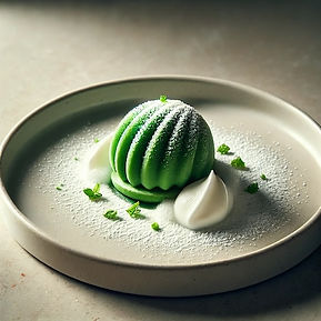 Sorrel Sorbet and Yoghurt Snow
